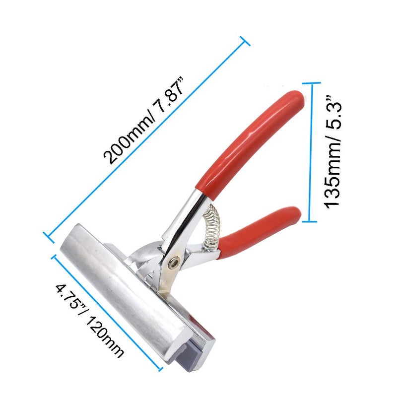 Renashed Professional Metal Canvas Plier 4-3/4 for Stretching Clamp Art Oil Painting Canvas - Image 2